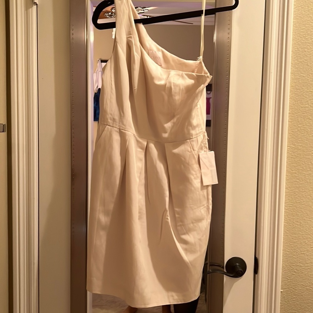 Glint one shoulder dress